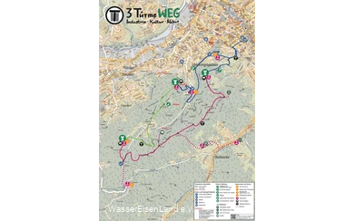 Karte 3-TürmeWeg